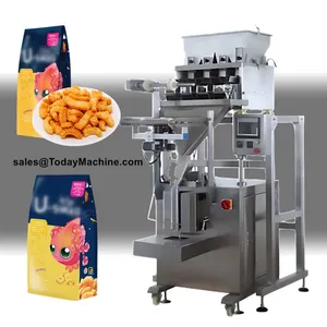 Automatic Linear Weigher Corn Powder Salt Bag Packing Machine thumbnail-1