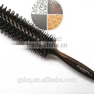 2014 Hot Sale Boar-bristle Brush Round Salon Hair Comb thumbnail-1