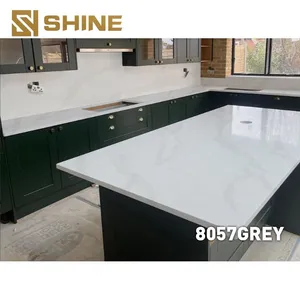 New Design Widely Used Artificial Quartz Slab Stone Kitchen Countertop thumbnail-2