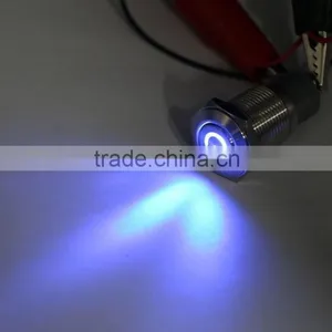 12v Latching Metal Pushbutton Switch Waterproof Ip65 thumbnail-6