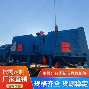 Roller Type Shot Blasting Machine With Variable Frequency Speed Regulation H-shaped Steel Structure Steel Plate and Steel Pipe thumbnail-1