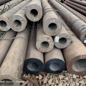 Extra Thick-walled Hollow Round Tube, Drilled From Round Steel, Sizes 115*40, 45# Steel, Also Available in 120*50, Can be Cut and Sold Retail thumbnail-5
