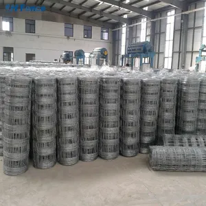 5ft 6ft 7ft 8ft High Tensile Steel Wire Cattle Deer Horse Field Fence/12.5 Gauge Woven Wire Mesh Fencing/fixed Knot Farm Fence thumbnail-4