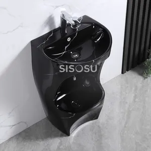 WU11 DUAL LEVEL WUDU BASIN PRO (BLACK MARBLE) thumbnail-1