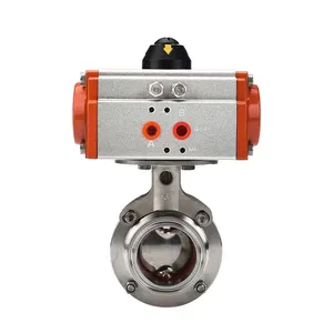 Pneumatic Wafer Type Butterfly Valve thumbnail-1