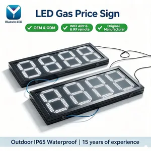 19inch 888.8 White Gas Station Price Sign Led Sign Petrol Station Price Board thumbnail-3
