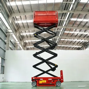Capacity 450kg 6m 8m 10m 12m 14m Aerial Work Platform Mobile Electric Scissor Lift thumbnail-2