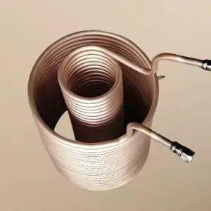 Spiral Copper Heat Exchanger Tube for Industrial Evaporator in Chemical Processing, 1/2 Inch OD thumbnail-1
