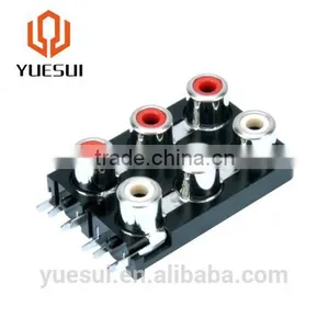 6 Holes Rca Pin Connector thumbnail-1