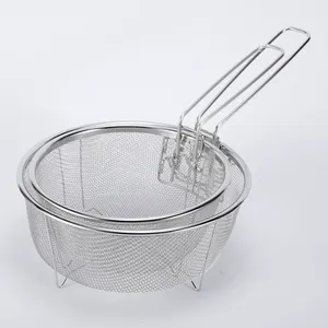 304 Stainless Steel Splatter Screen is a Multi-functional Kitchen Tool That Combines a Grease Splatter Guard, Oil Drain Rack Kitchen thumbnail-5
