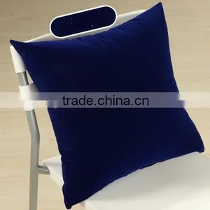 40X40 cm Factory Supply Flocked Fabric Cushion thumbnail-1