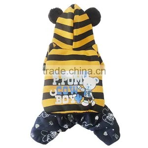 Wholesale Fashional Printed Bear Pattern Dog Clothes thumbnail-4