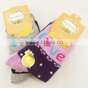 5 Pairs Women's Multi Color Wool Winter Socks thumbnail-3