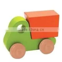 Colorful Mini Wooden Baby Toys Truck thumbnail-1