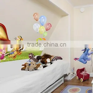 Larger (2pcs/Set) Children's Wall Decal Cute Winnie the Pooh Wall Stickers For Kids Rooms thumbnail-5