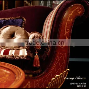 Luxury Royal Design Living Room Furniture Classic Sectional Sofa Set Antique Sofa A45160 thumbnail-4