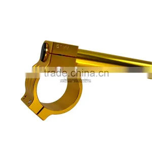 BJ-COHB-051 Custom CNC Billet Alloy 51mm Sportbike Clip On Handlebars For Kawasaki ZX6R thumbnail-5