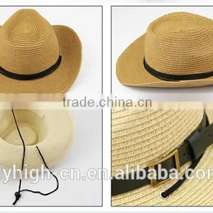 Custom Hand Made Promotional Natural Straw Hats thumbnail-1