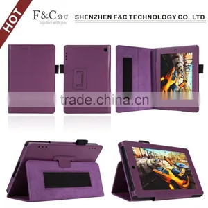 Ultra-thin Slim Back Standing pu Case for Amazon Kindle Fire HD 7 Cover thumbnail-1