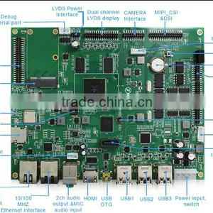 Hot Sale ! Zhejiang Qiyang Freescale I.MX6S Super Mainboard With Dual Etherent/SATA/HD MI/MIPI/CSI thumbnail-1