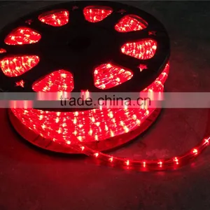 120V 2Wires 36bulbs 50M Rainbow Red Rope Lights thumbnail-1