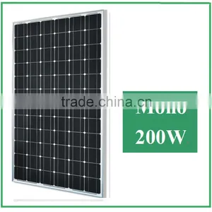 Top Sale ! High Efficiency and Good Quality 200W Mono Solar Panel for Home Use Quality Choice thumbnail-1