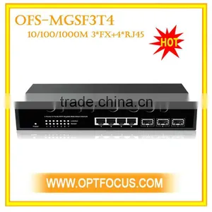 3 SFP + 4 RJ45 Gigabit Smart Switch thumbnail-1