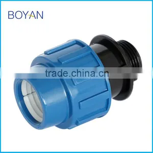 pp Compression Quick Pipe Fitting for Irrigation Male Adaptor thumbnail-2