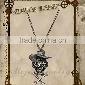 Boys Favorite Cartoon Style Punk Cap Figure Necklace thumbnail-1