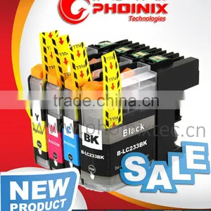 Compatible Brother LC233 Printer Inkjet Cartridge With Chip For MFC-J4620DW/J5720DW/J5320DW/DCP-J4120DW thumbnail-1