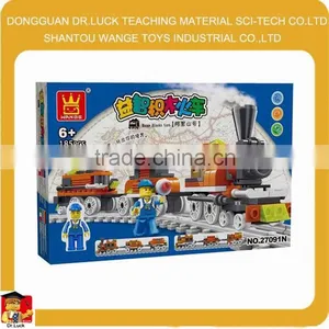 Mini Train Block Toy Set Wange Building Blocks thumbnail-1