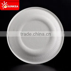 100% Biodegradable Sugarcane Cake Plate, High Quality Cake Plate,Disposable Tableware Quality Choice thumbnail-4