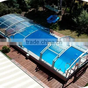 Outdoor Big Size Clear Skylight Swimming Pool Cover For Hotel thumbnail-5