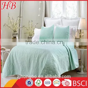 2016 Hot Sale Microfiber Fabric Quilt Comforter Set,3pcs Solid Comforter Sets With Quilting,home Use Microfiber Comforter Set thumbnail-1