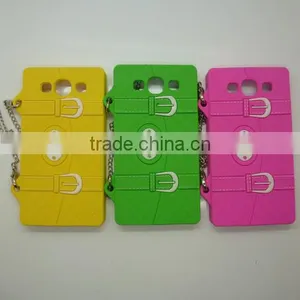 Silicone Phone Case for IPhone 5 With Chain thumbnail-1