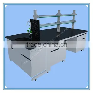 Medical College Chinese Modern Design Laboratory Wood Side Table thumbnail-2