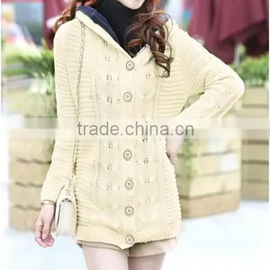 New Winter Hooded Fleece Women's Coat thumbnail-1