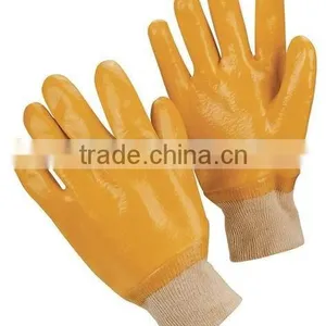 Pvc Yellow Gloves,elastic Cuff thumbnail-1