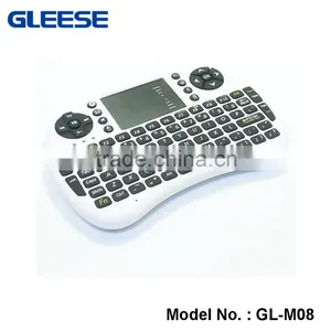 2016 Gleese 2.4ghz Rii i8 Air Fly Mouse Wireless Mini Keyboard With Touchpad thumbnail-1