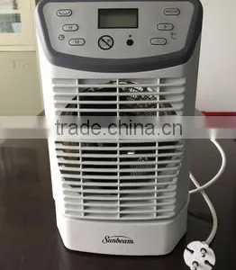 1000w Fan Controller With Thermostat 2000w Electric Fan Heater With LCD and Remote for Germany Market Lcd Fan Heater Lcd Heater thumbnail-3