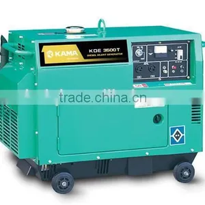 KAMA 3.75kva DC Output Single Phase Small Diesel Generator Silent Type for Sale thumbnail-1