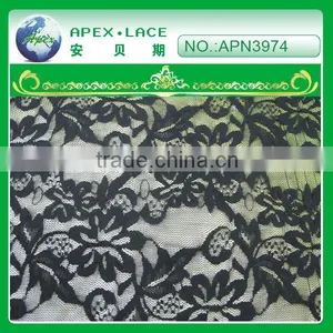 Nylon Lace Fabric For Garment Nylon Embroidery Voile Lace-APN3974 thumbnail-1