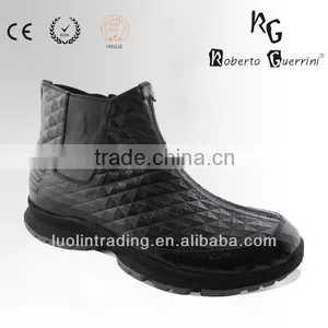 Leather Winter Anti-cold Fur Long Boots thumbnail-1