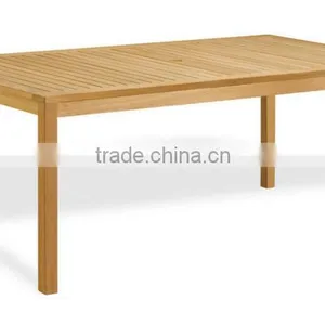 Wood Rectangular Table thumbnail-1