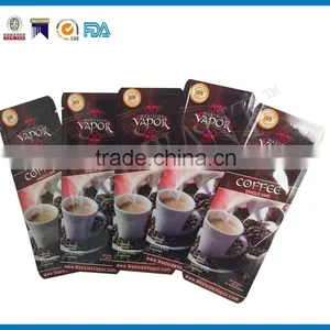 Wholesale Three Side Seal Round Corner Plastic Bag Packaging With Tear Notch for Coffee Supplier's Choice thumbnail-2