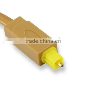 Gold Plated Metal Plug High Speed Digital Audio Fiber Toslink Cable Male to Male thumbnail-2