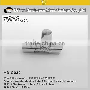 Thick Steel Square Oval Pipe Bracket Pipe Connectors Tube Fitting thumbnail-6
