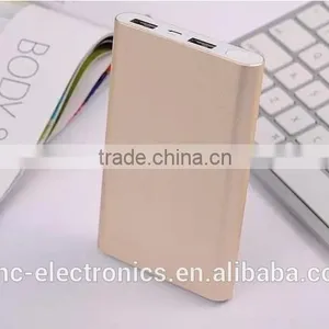 Slim Design 10000mAh Dual Usb Output Mobile Phone Power Bank Charger With Custom Laser Engraving Logo and Gift Box Package thumbnail-6