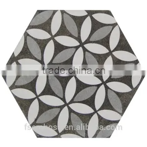 100*200*175mm Hexagon Ceramic Tile Kitchen Bathroom Porcelain Floor Tile thumbnail-1