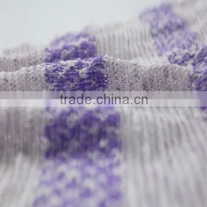 Jiufan Textile 2015 Fashionable Ployester Slub Hacci Knit Fabric for Garments Sweater thumbnail-5